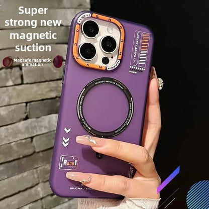 Matte MagSafe iPhone Case with Metal Lens Frame