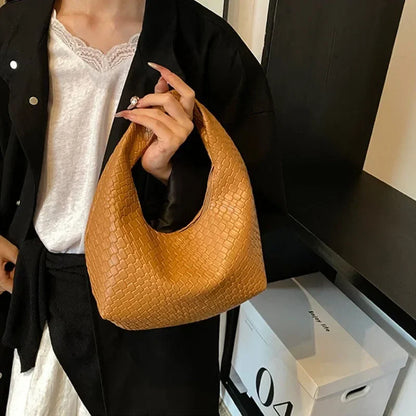 Retro Casual Versatile PU Leather Tote Bag