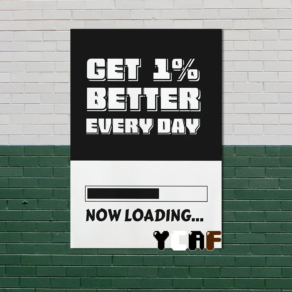 Motivational Quote Canvas Poster – Discipline Wall Art
