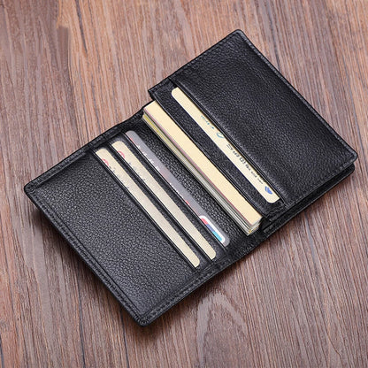 Genuine Leather Card Wallet – Slim Credit & ID Holder