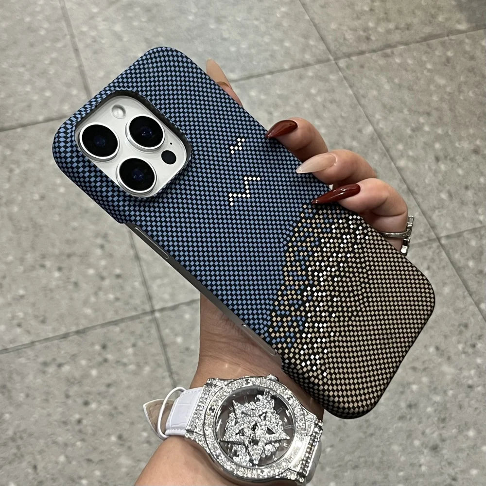 Frosted Carbon Fiber iPhone Case – Ultra-Thin Hard PC Cover