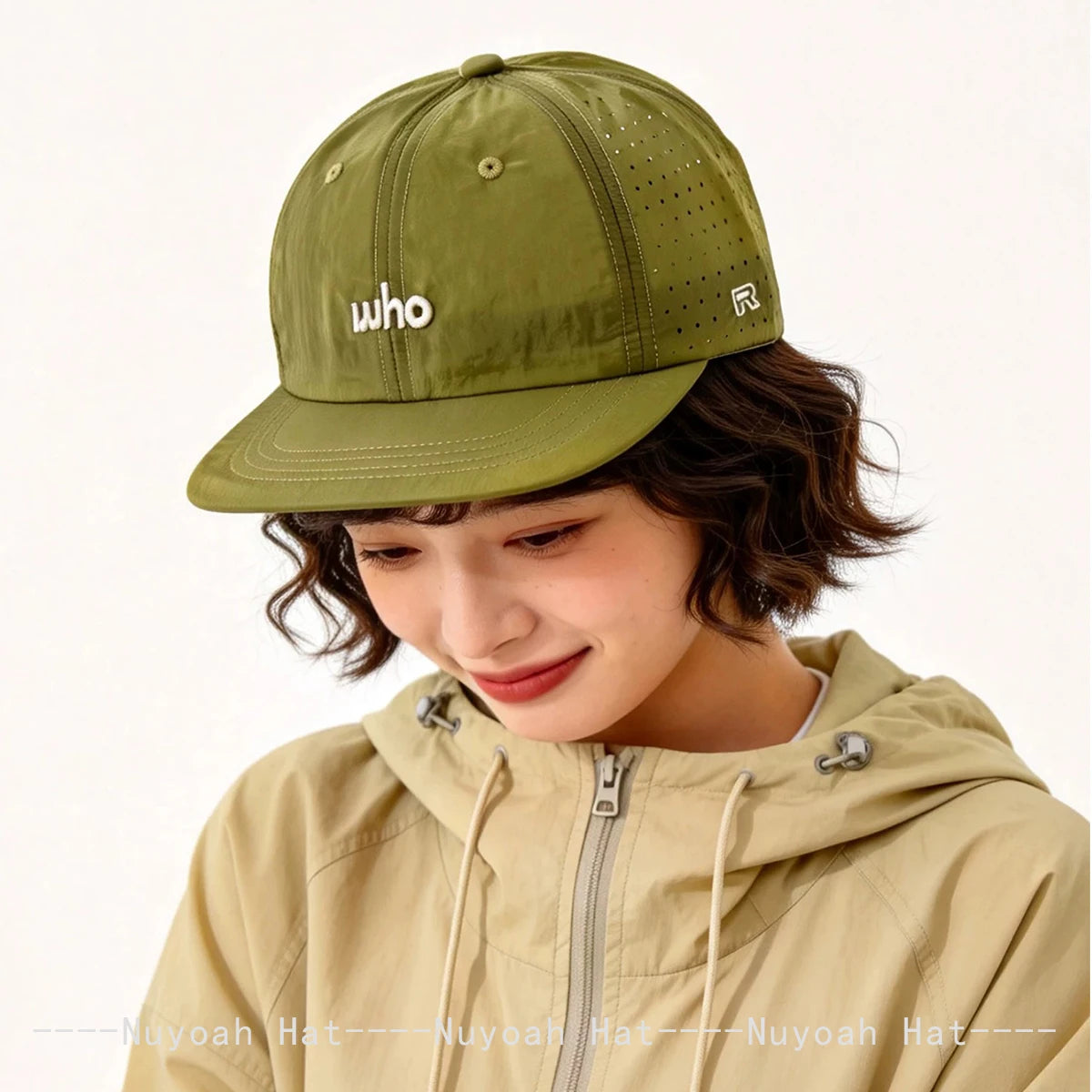 Embroidered Baseball Cap – Quick-Dry Mesh Snapback