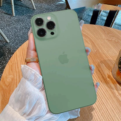 Ultra-Thin Matte TPU Case for iPhone 11–16 Series