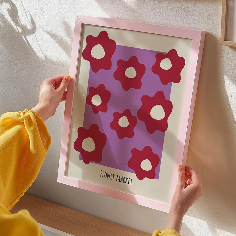 Minimalist Botanical Leaf Art Poster – Matisse-Inspired Wall Decor