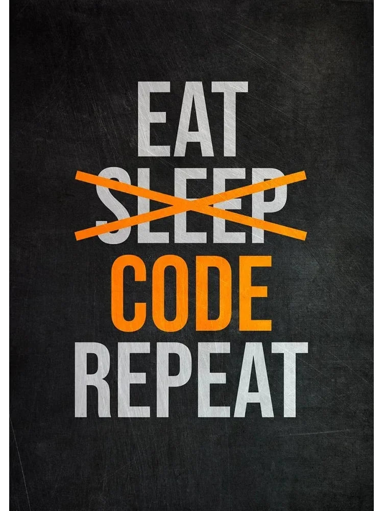Funny Programmer Quote Wall Art Print – Linux Clouds Poster