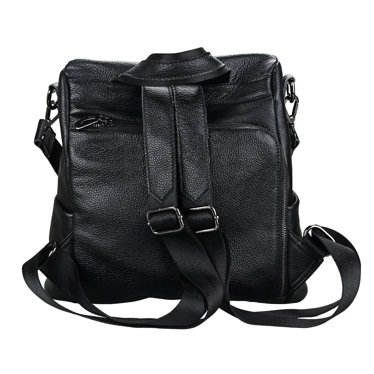 Genuine Leather Women's Backpack – Large Capacity
