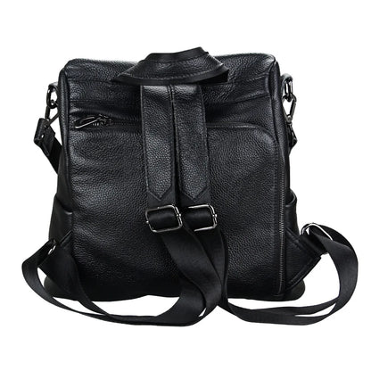 Genuine Leather Women's Backpack – Large Capacity