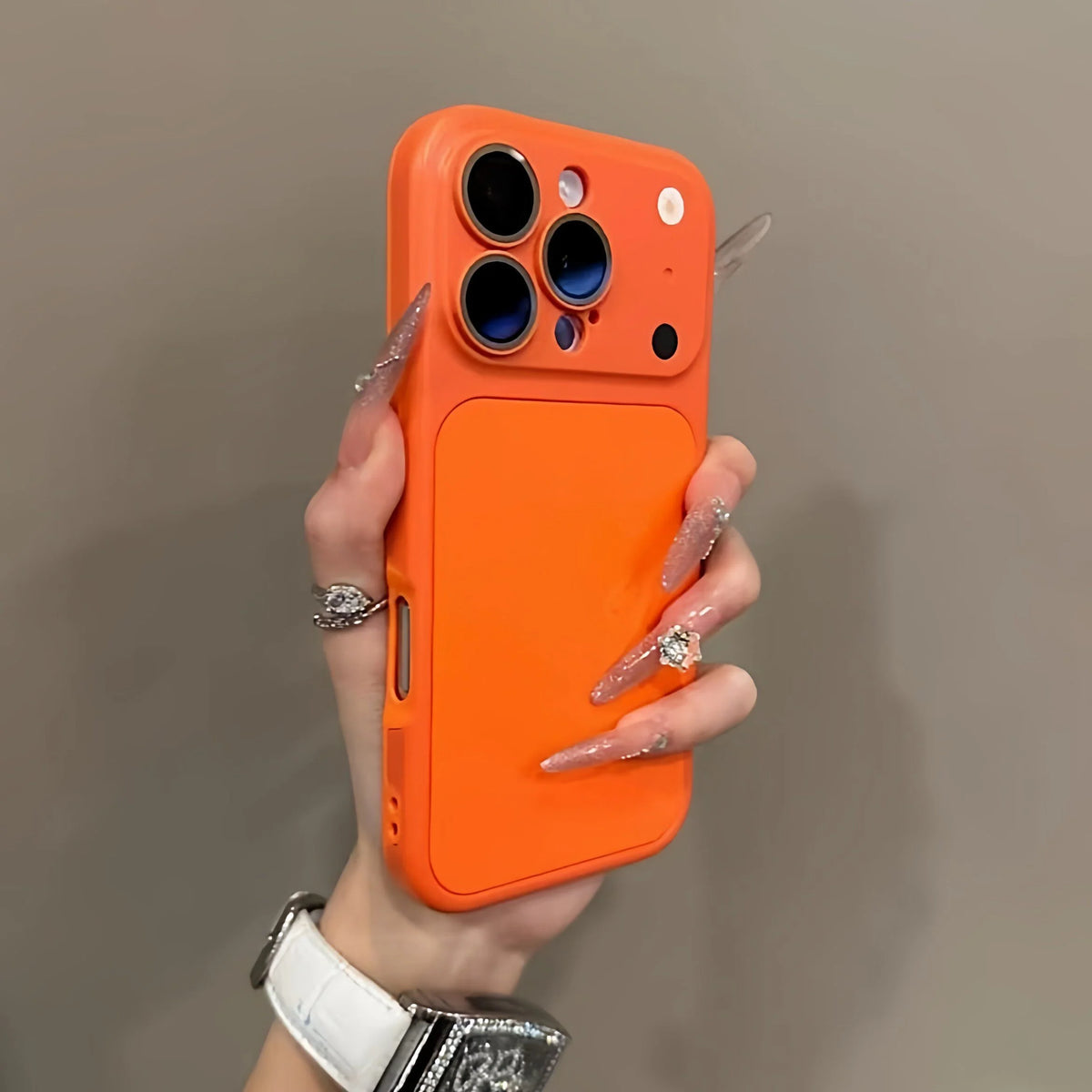 Matte iPhone Case with Lens Protection & Card Slot