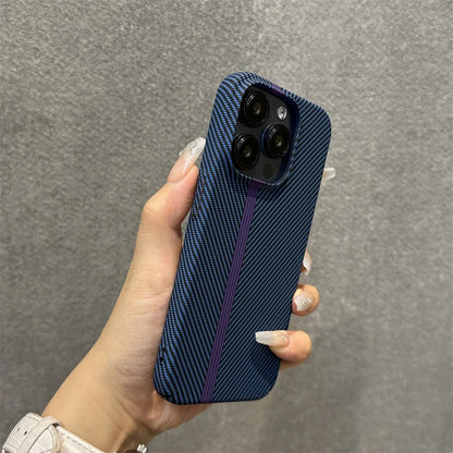 Carbon Fiber iPhone Case – Ultra Slim Shockproof PC Bumper Cover