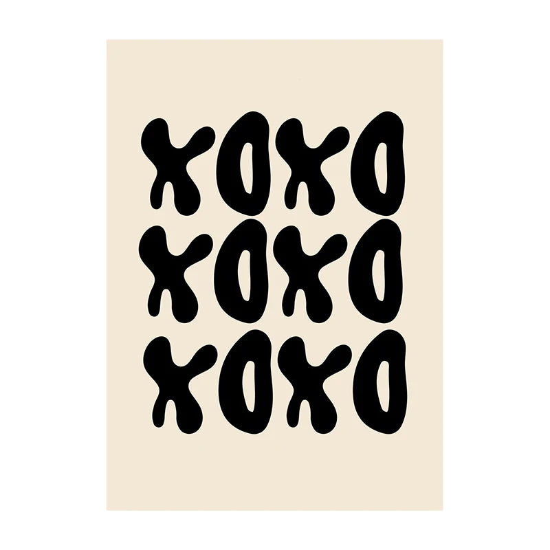 Bold Typography Wall Art Poster – Modern Minimalist Print