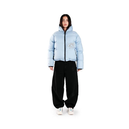 Reversible Puffer Down Jacket – Y2K Hooded Streetwear Coat