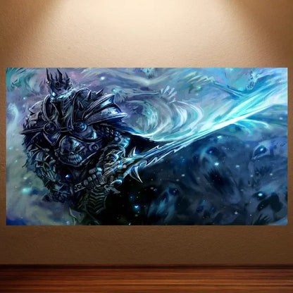 World of Warcraft Canvas Poster – Retro Game Wall Art Decor