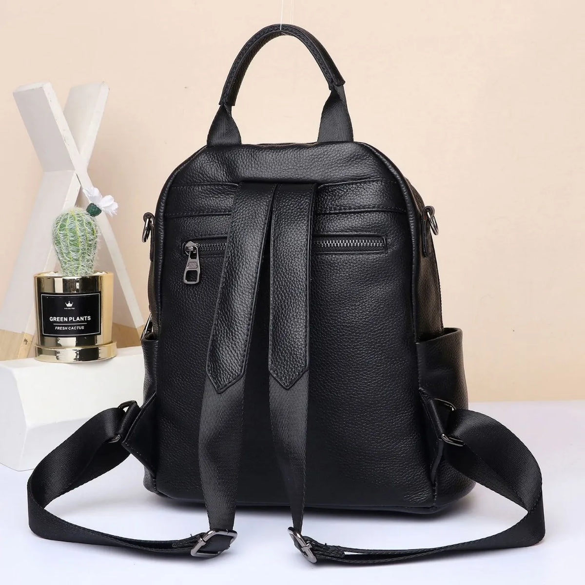 Genuine Leather Women's Backpack – Luxury Designer Style