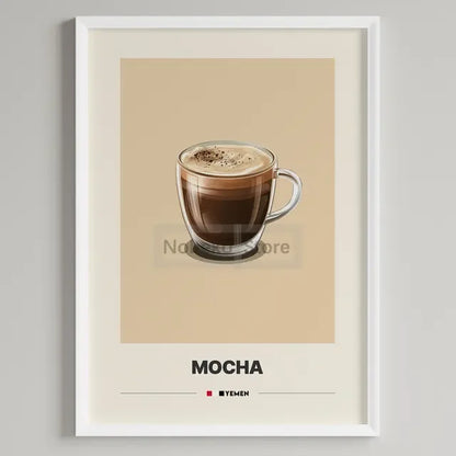 Italian Coffee Minimalist Poster | Cappuccino Espresso Latte Wall Art Print