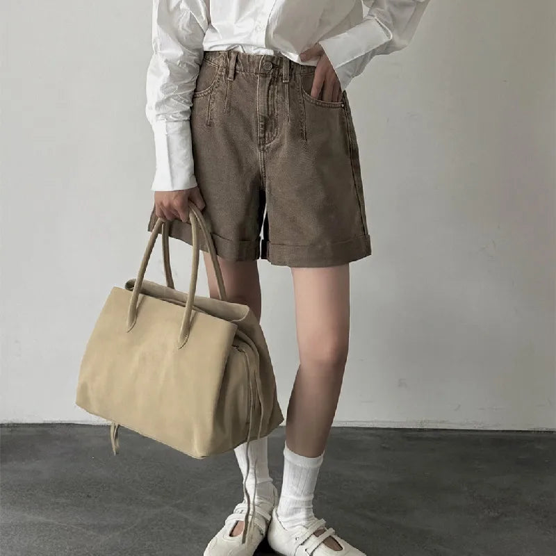 Genuine Leather Tote Bag for Women – Luxury Cowhide Handbag