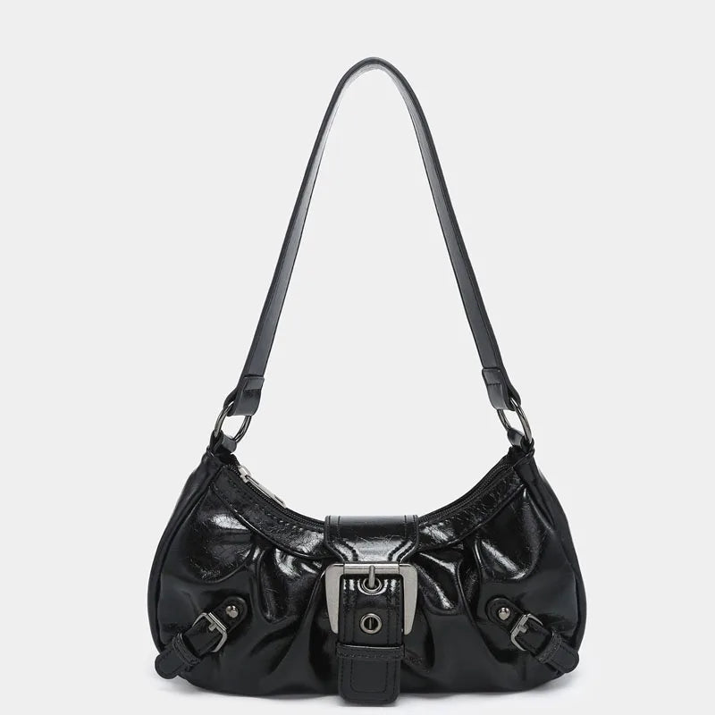 Maillard Y2K Vintage Leather Shoulder Bag