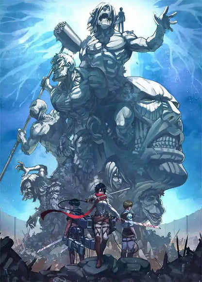 Attack on Titan Final Season Poster – Anime Canvas Wall Art