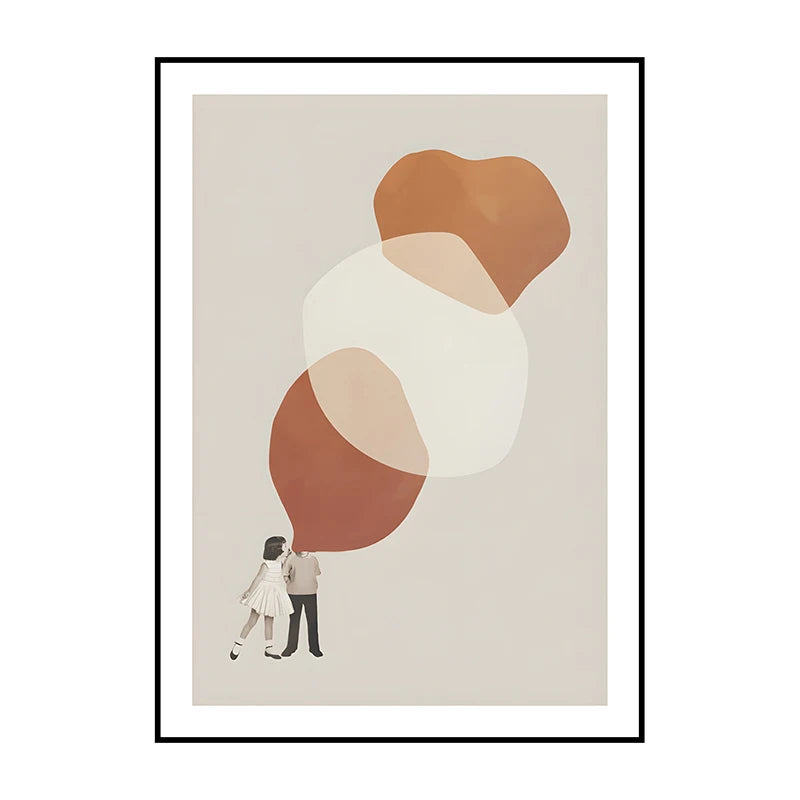 Surrealist Diver Wine Glass Wall Art Poster – Unframed Print