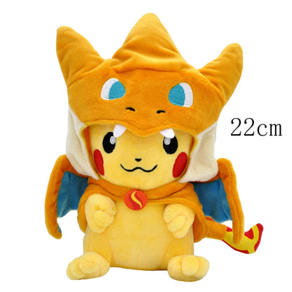 Pokemon Plush Toys Eevee Pikachu Charizard Snorlax