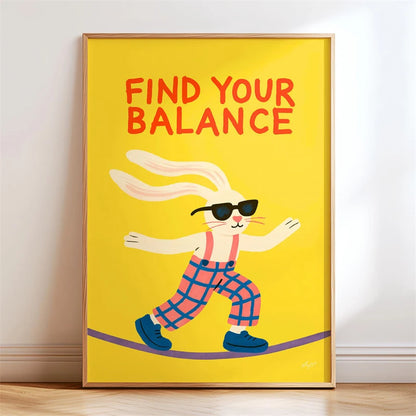 Boho Kids Wall Art Poster – Unicorn Motivational Print for Nursery & Girls Room