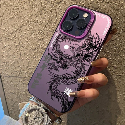Chinese Dragon iPhone Case – Hard Matte Cover for iPhone 17 16 15 14 13 12 11 Series