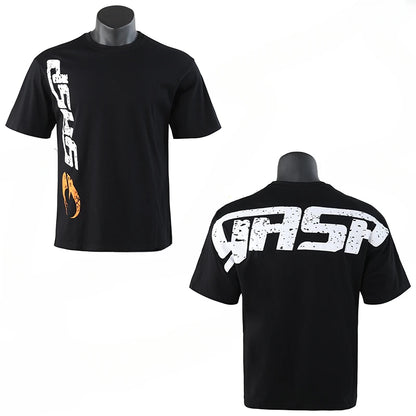 Oversized Cotton Gym T-Shirt – Men's Graphic Fitness Tee