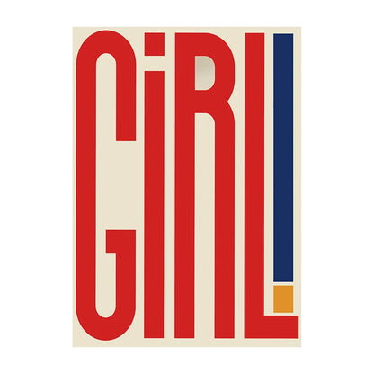 Bold Typography Wall Art Poster – Modern Minimalist Print