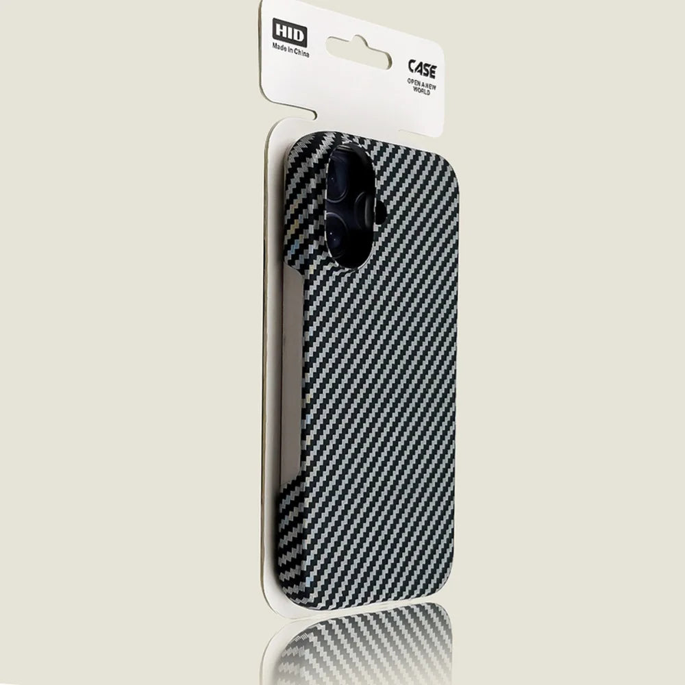 Frosted Carbon Fiber iPhone Case – Ultra-Thin Hard PC Cover