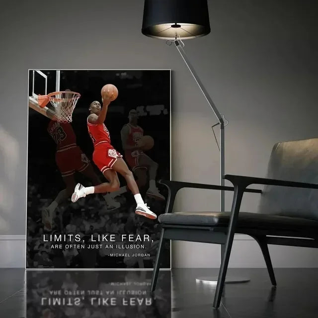 Kobe Bryant Inspirational Basketball Wall Art Poster – Slam Dunk Sports Decor