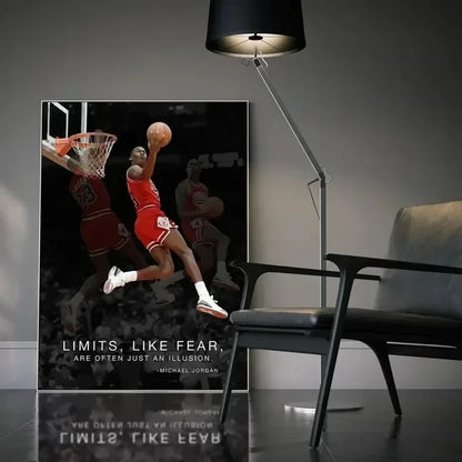 Kobe Bryant Inspirational Basketball Wall Art Poster – Slam Dunk Sports Decor