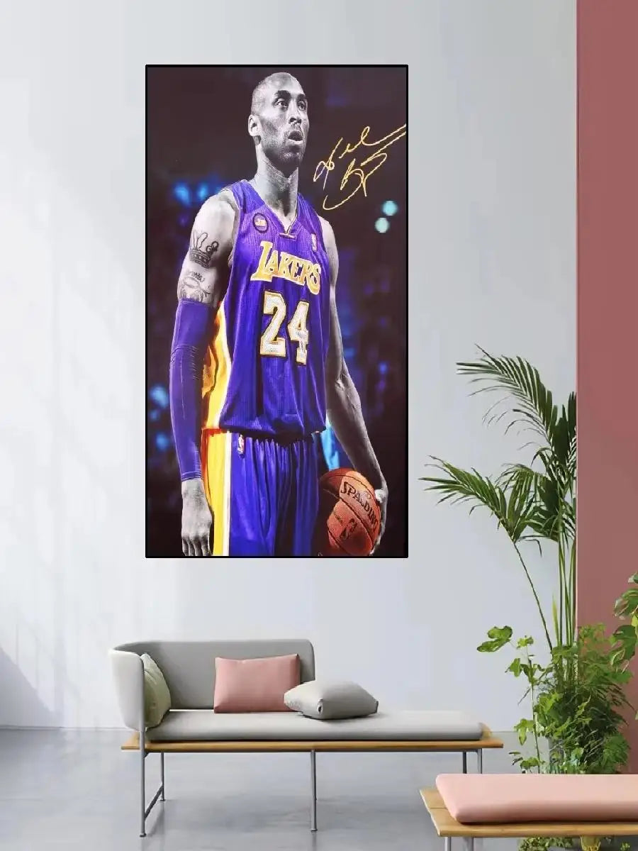 Kobe Bryant Black Mamba Poster – Basketball Wall Art