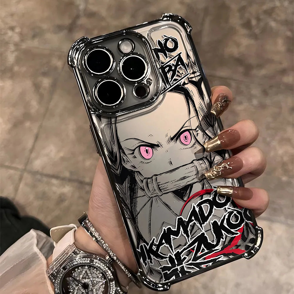 Demon Slayer Inosuke Plating Phone Case for Samsung Galaxy