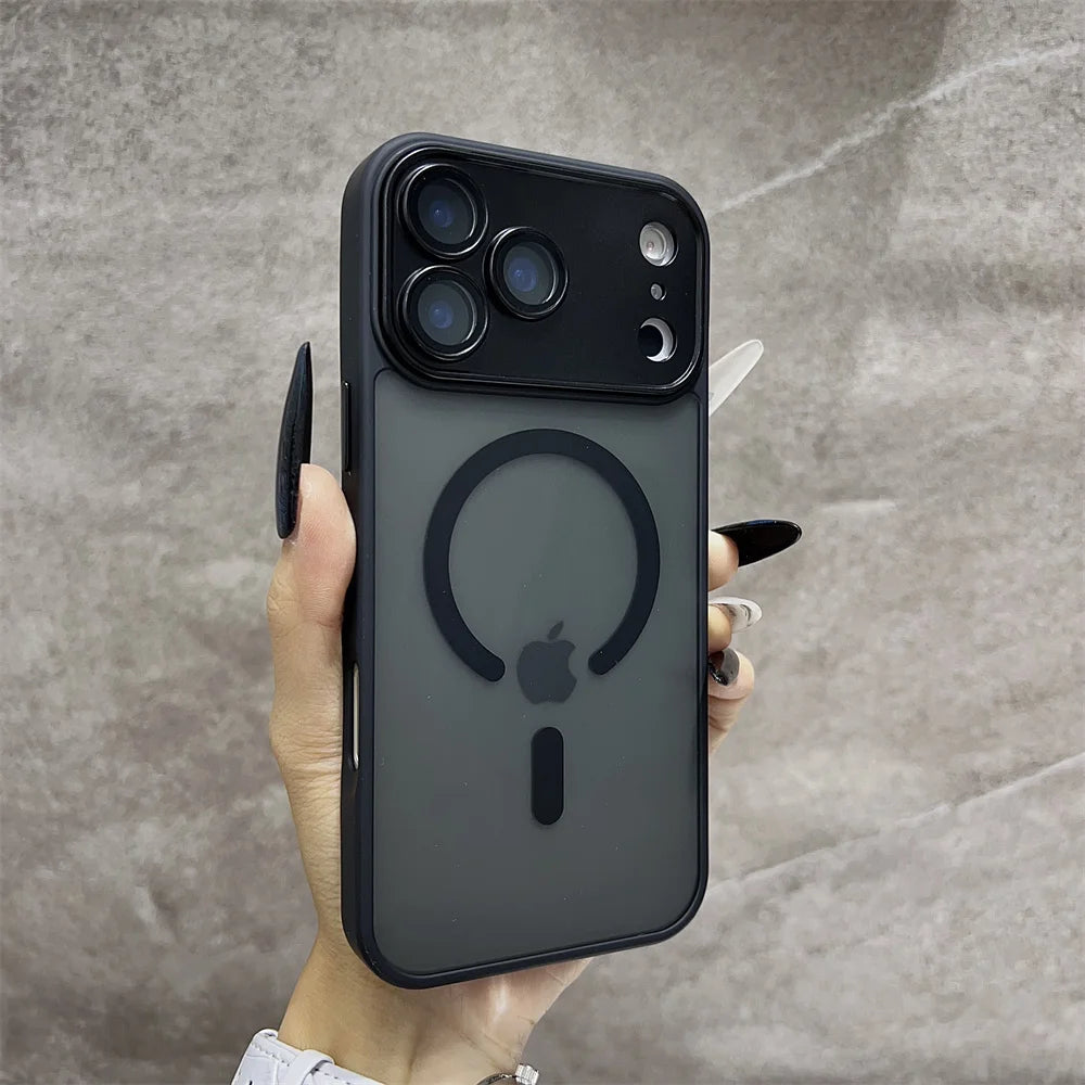 MagSafe iPhone Case – Matte Translucent with Camera Protector