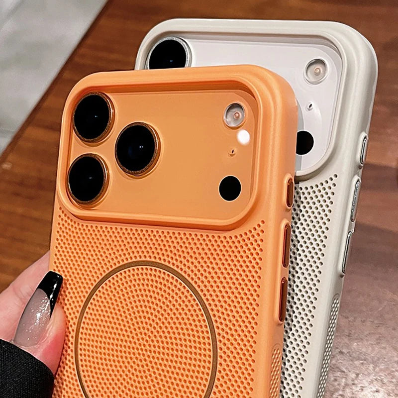 MagSafe Breathable Heat Dissipation iPhone Case – iPhone 17/16/15/14/13/12 Series