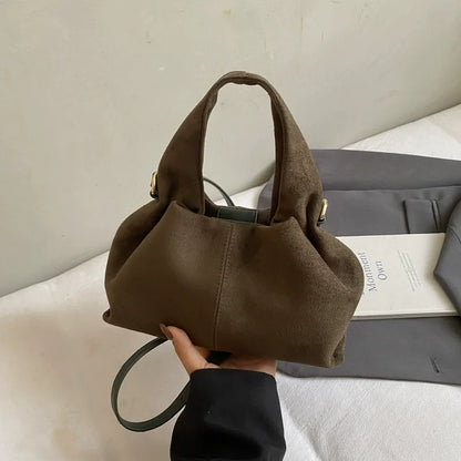 French Cloud Dumpling Bags Brand Design Frosted New Fashion Handbag