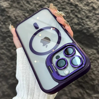 MagSafe Clear iPhone Case with Camera Lens Protector – iPhone 11 to 18 Pro Max