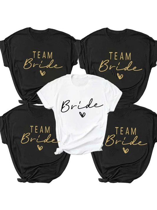 Bride Bachelorette Party T-Shirt – Cotton Hen Party Tee