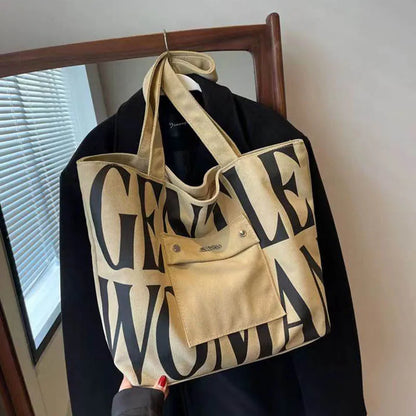New Large Capacity Single Shoulder Canvas Bag