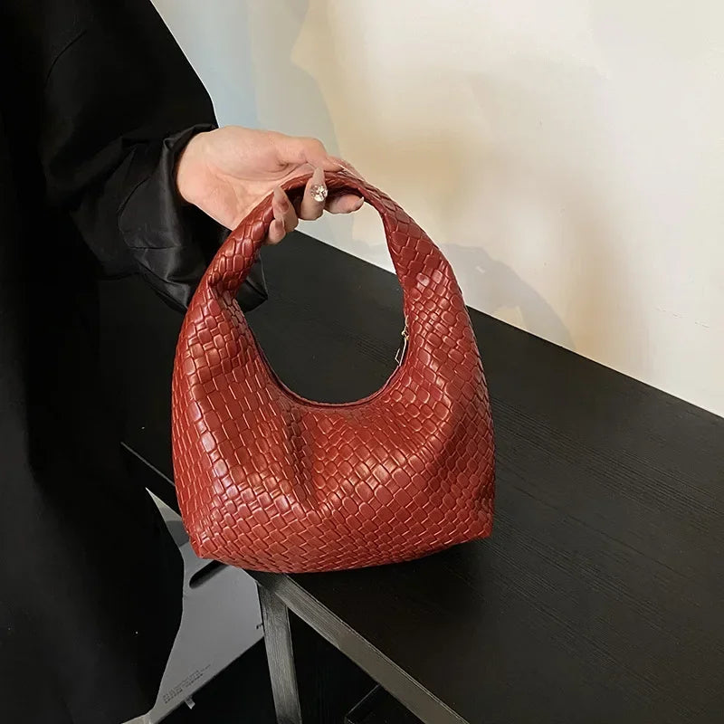 Retro Casual Versatile PU Leather Tote Bag