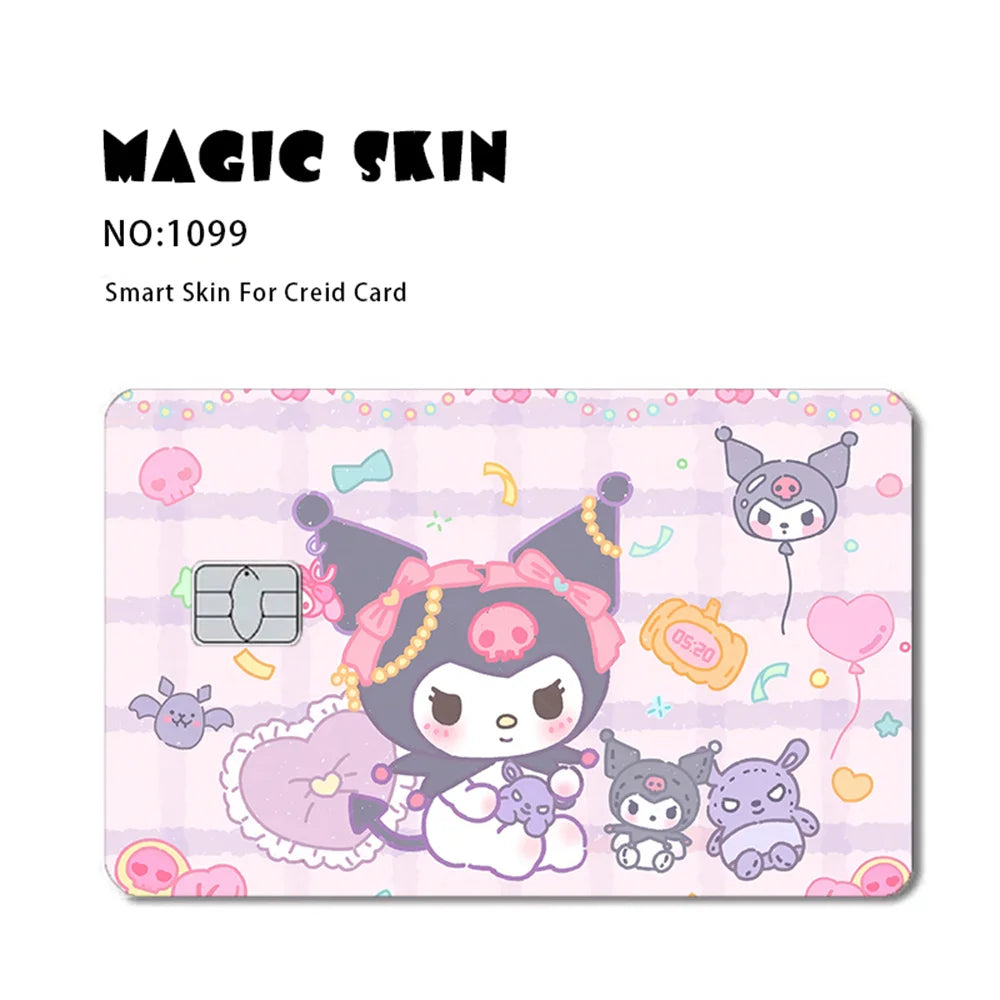 Sanrio Cartoon Bank Card Skin Stickers