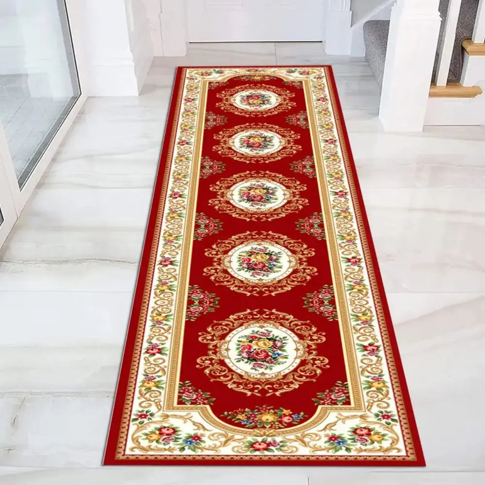 Vikama Retro Kitchen Hallway Runner Rugs Sofa Cushion Bedroom Bedside Floor Mat Non-Slip Washable