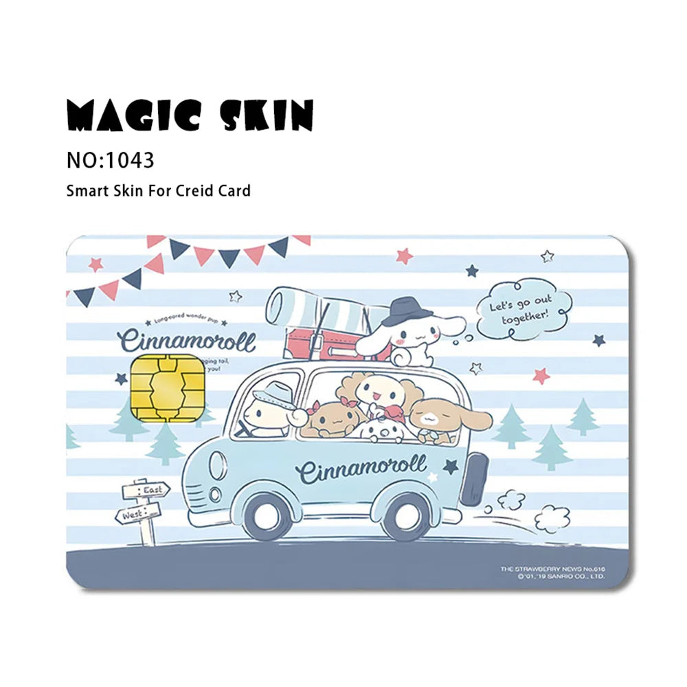 Sanrio Cartoon Bank Card Skin Stickers