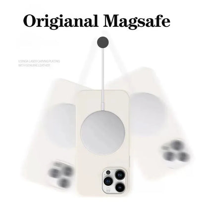 Liquid Silicone MagSafe Case for iPhone 17 16 15 14 13 12 Series
