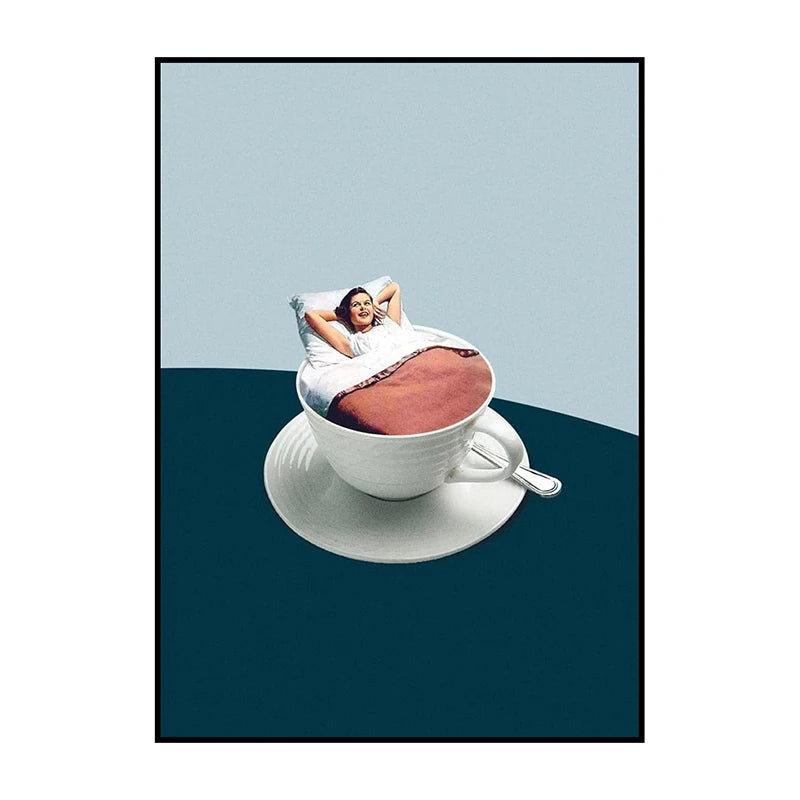 Simple Trendy Printing Poster Canvas Painting Modern Art Print Minimalist Wall Picture Living Room