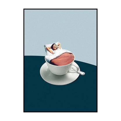 Simple Trendy Printing Poster Canvas Painting Modern Art Print Minimalist Wall Picture Living Room