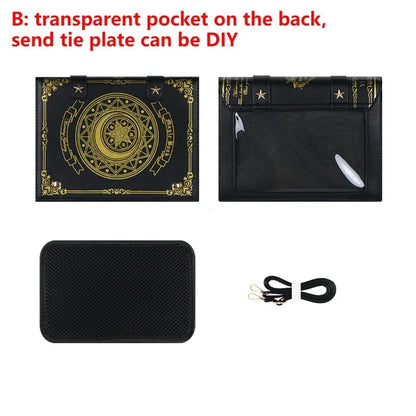 Y2K Korean Gothic Square Black Shoulder Bag