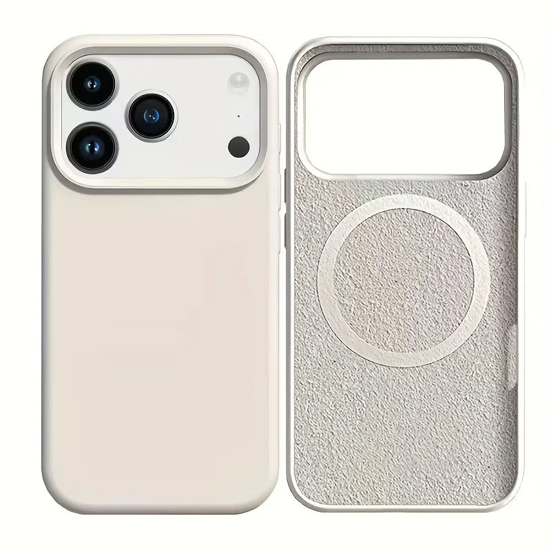 Original Liquid Silicone Phone Case Iphone 17 15 Pro Max Soft Cases 16 14 13 Air Magsafe Cover
