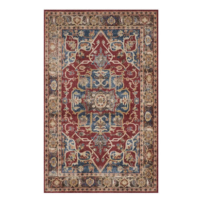 Persian Retro Area Rug – Washable Foldable Cashmere-Feel Carpet