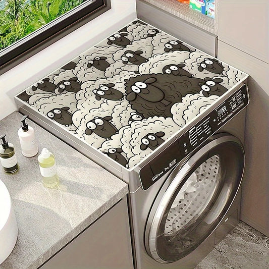 Vikama Sheep Print Washer Dryer Cover Pad Quick Drying Absorptive Top Protection Suitable