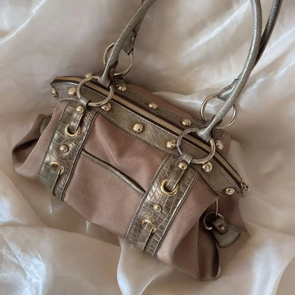 Vintage Large Capacity Shoulder Handbag – Casual Underarm Bag